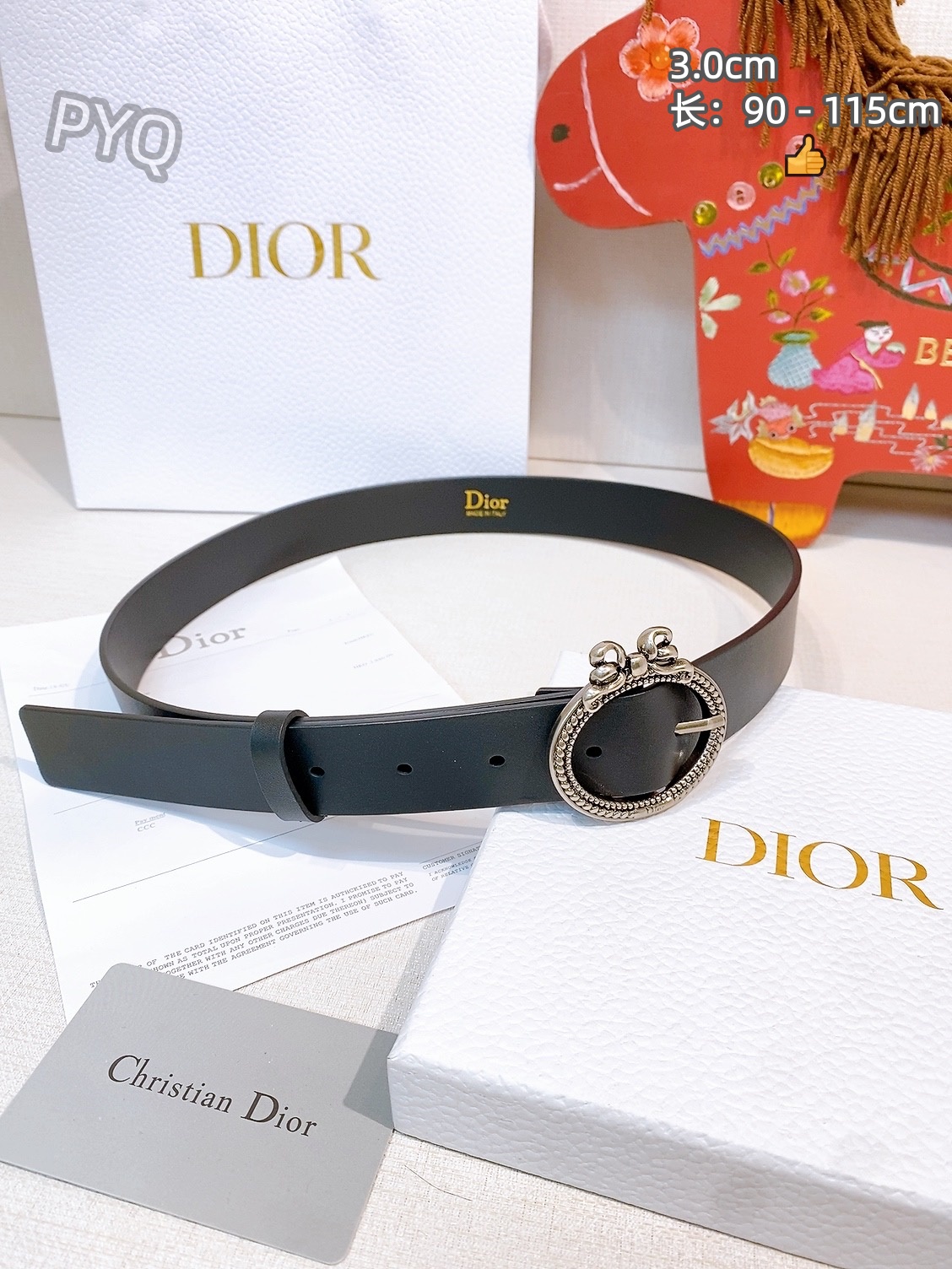 Dior 3.0cm Width Belts # 306089