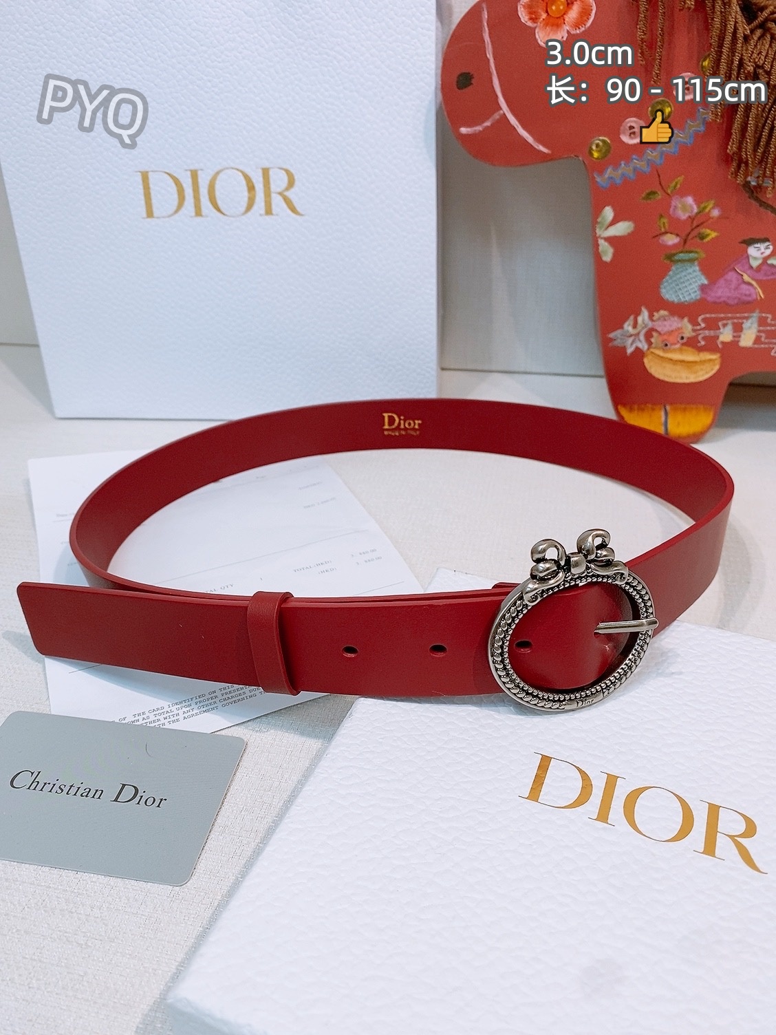 Dior 3.0cm Width Belts # 306091