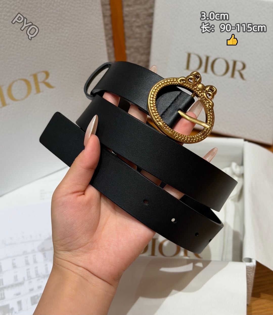 Dior 3.0cm Width Belts # 306097