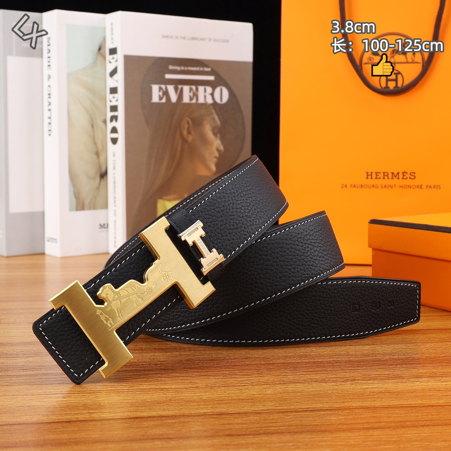 Hermes 3.8cm Width Belts # 306271