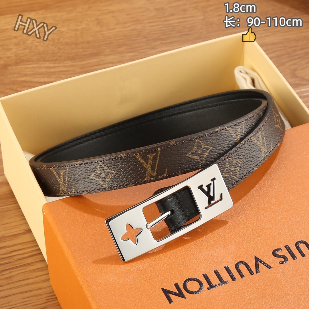 Louis Vuitton 1.8cm Width Belts # 306274