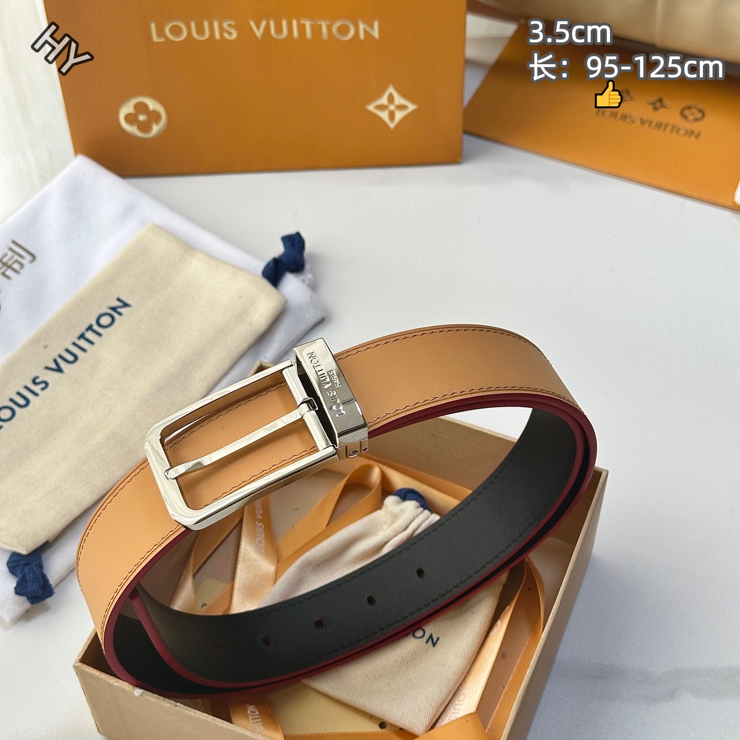Louis Vuitton 3.5cm Width Belts # 306315