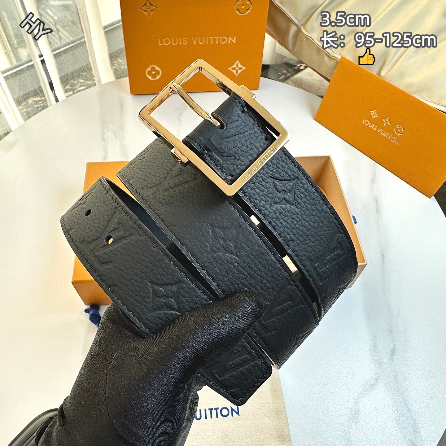 Louis Vuitton 3.5cm Width Belts # 306317