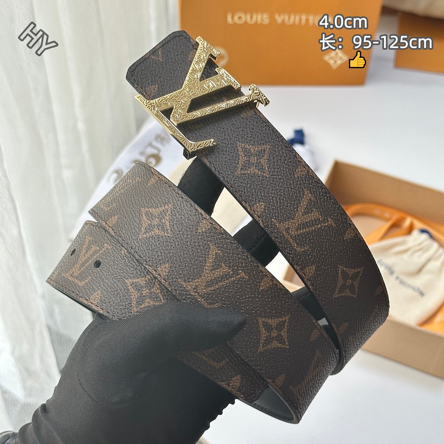 Louis Vuitton 4.0cm Width Belts # 306347
