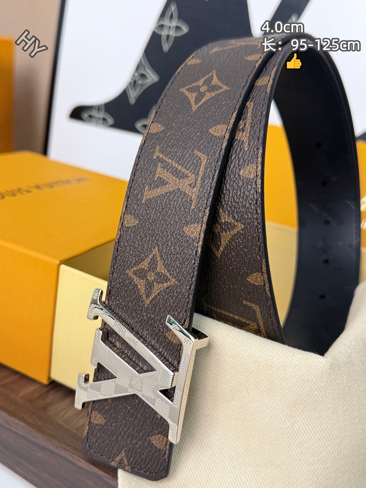 Louis Vuitton 4.0cm Width Belts # 306352
