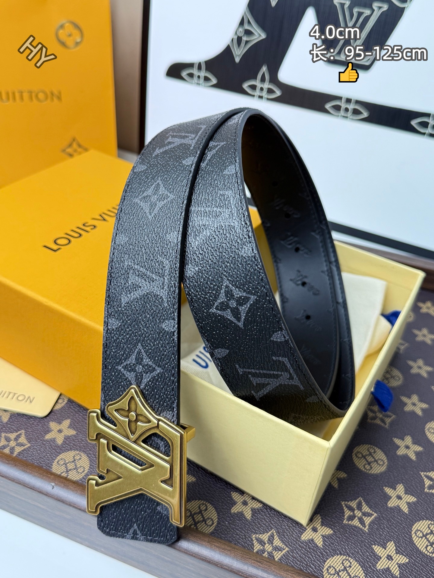 Louis Vuitton 4.0cm Width Belts # 306357