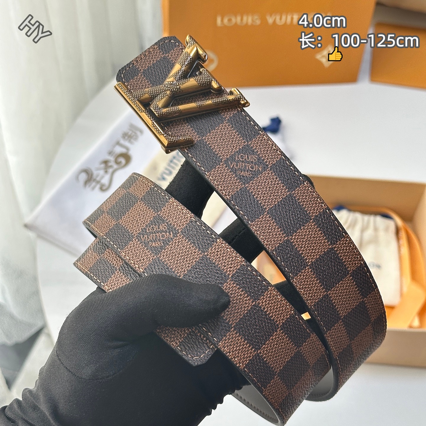Louis Vuitton 4.0cm Width Belts # 306366