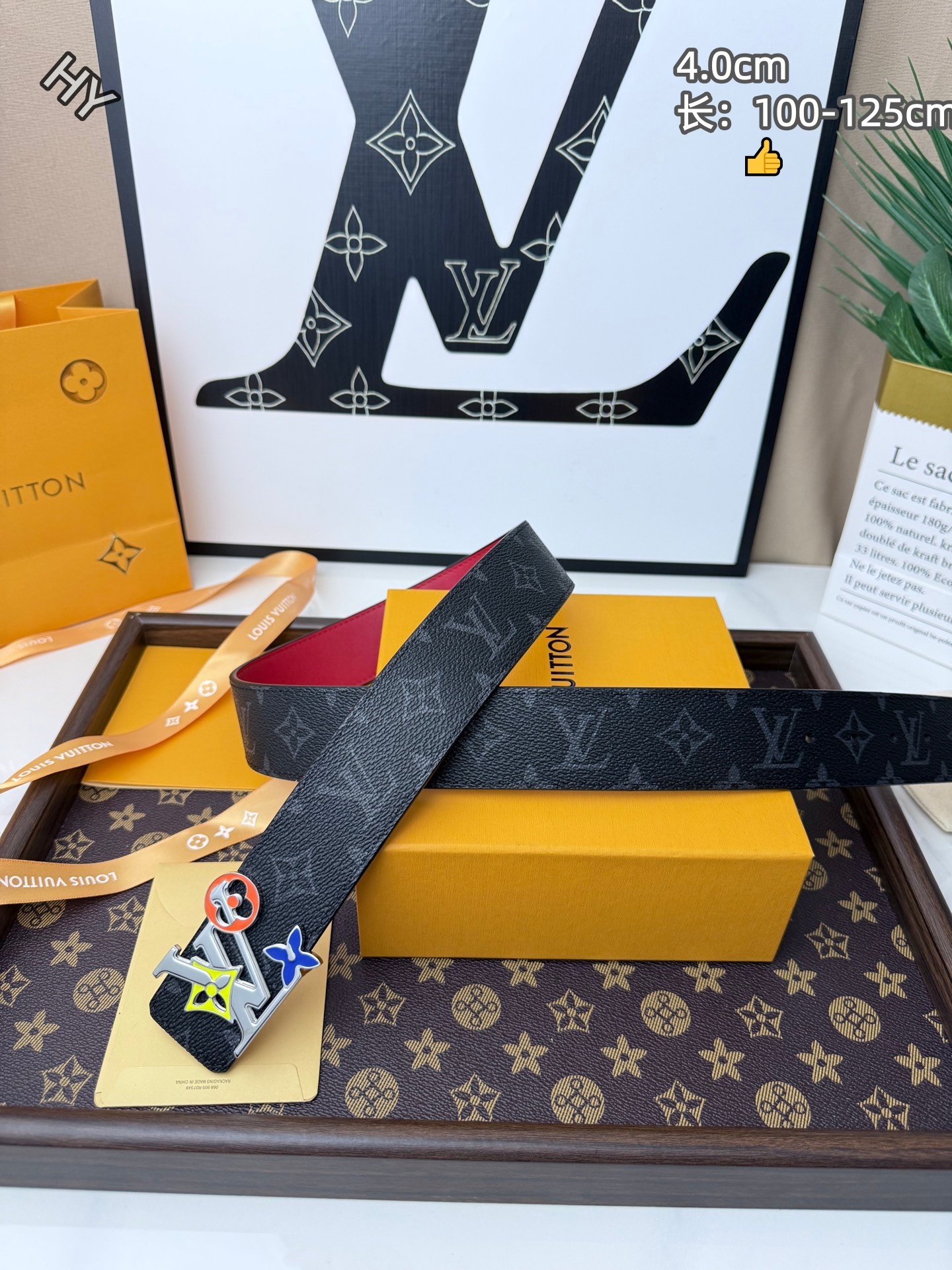 Louis Vuitton 4.0cm Width Belts # 306369
