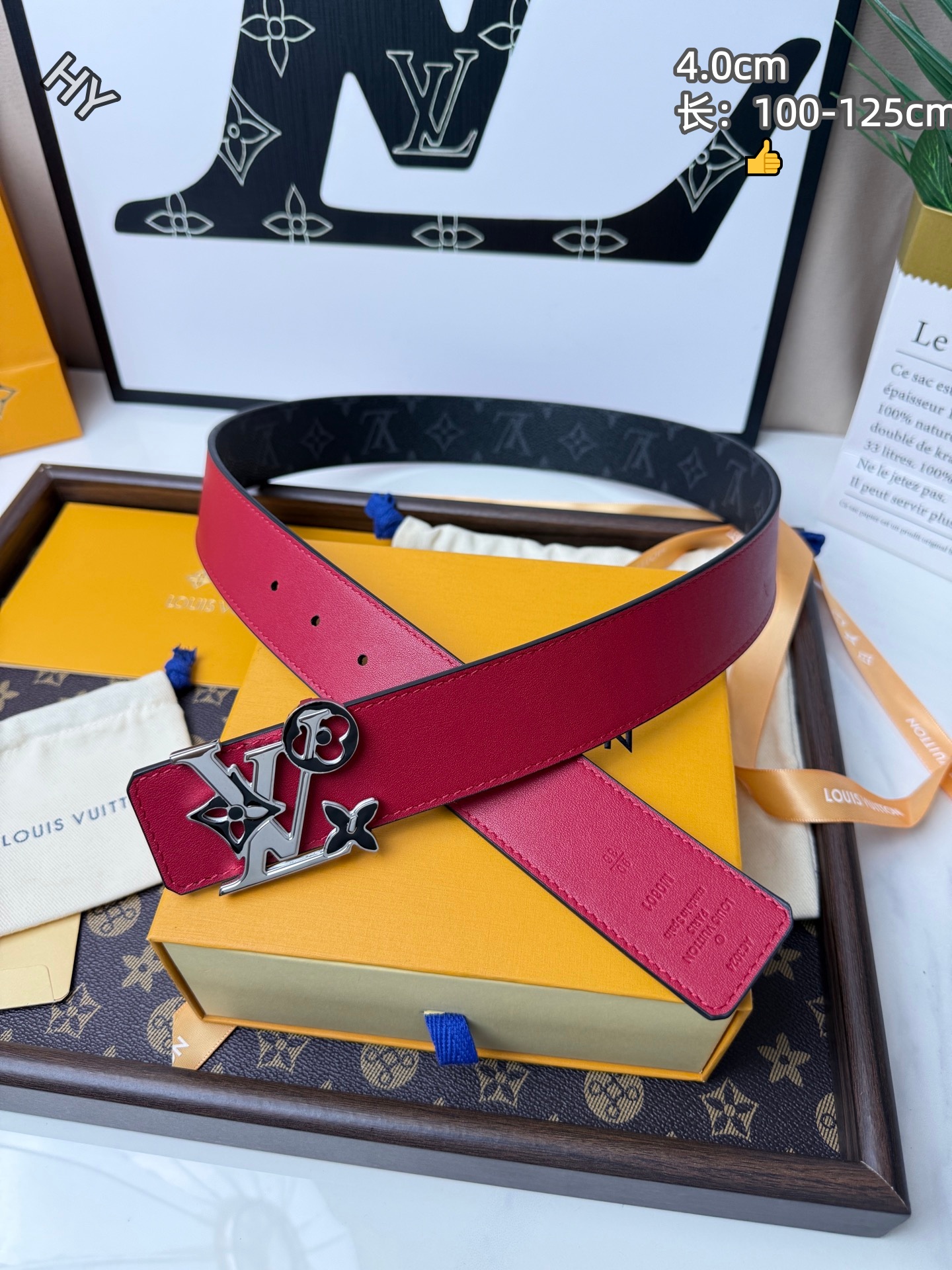 Louis Vuitton 4.0cm Width Belts # 306371