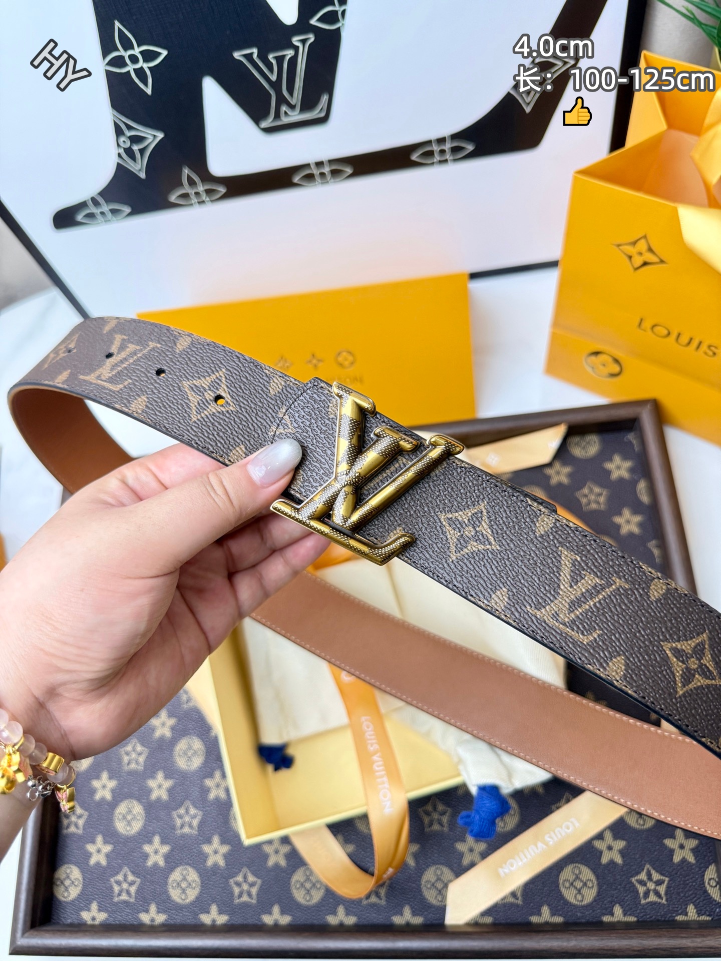 Louis Vuitton 4.0cm Width Belts # 306376