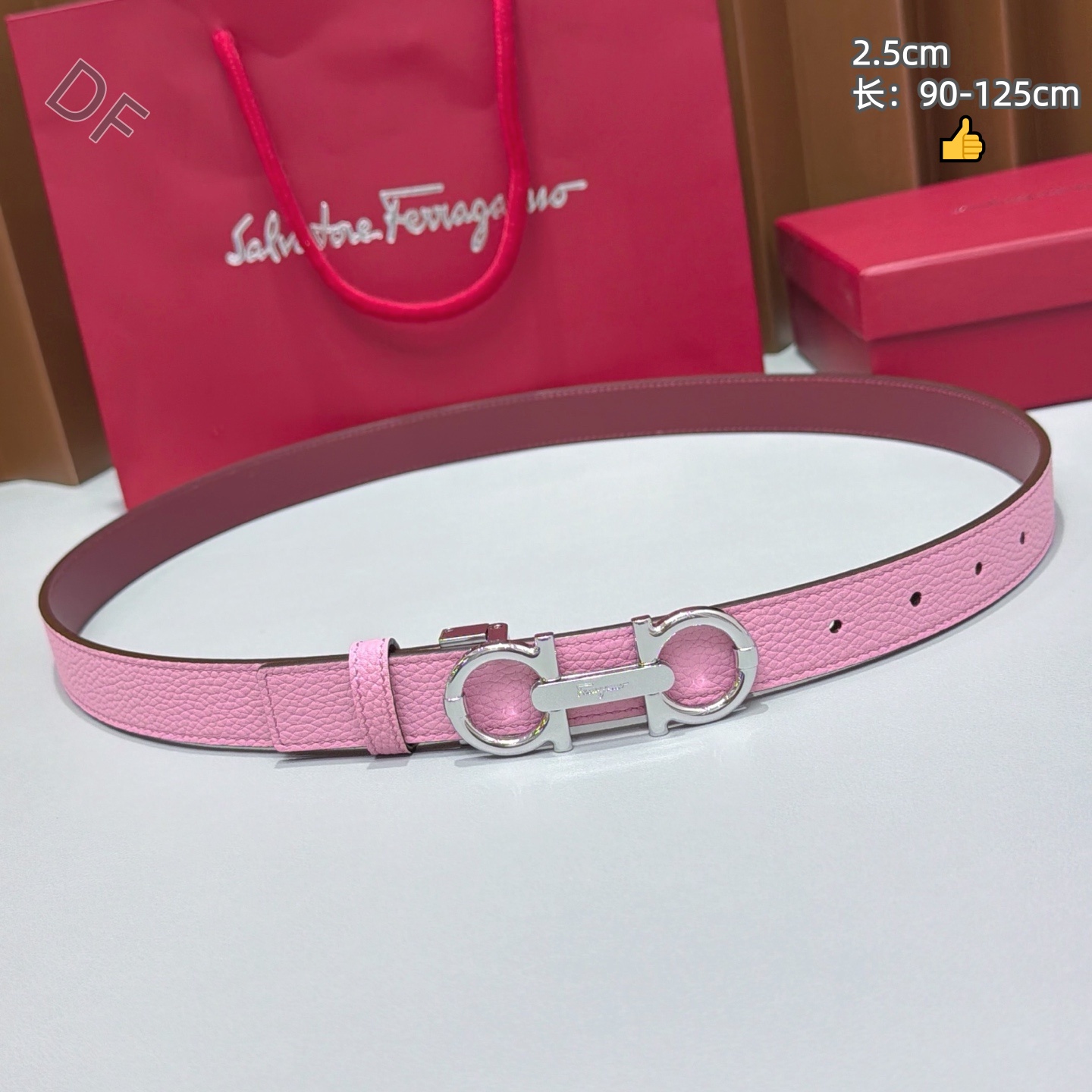 Ferragamo 2.5cm Width Belts # 306447