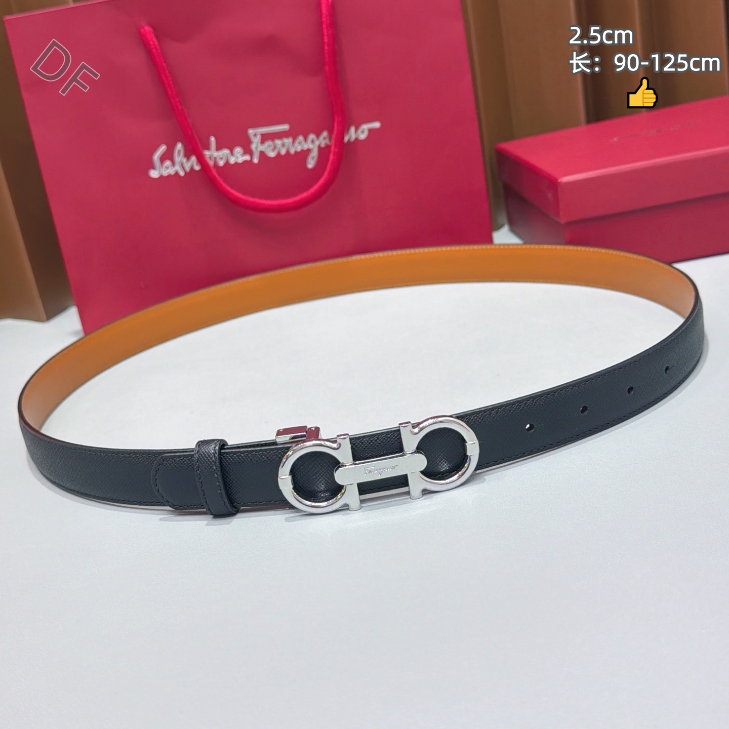 Ferragamo 2.5cm Width Belts # 306450
