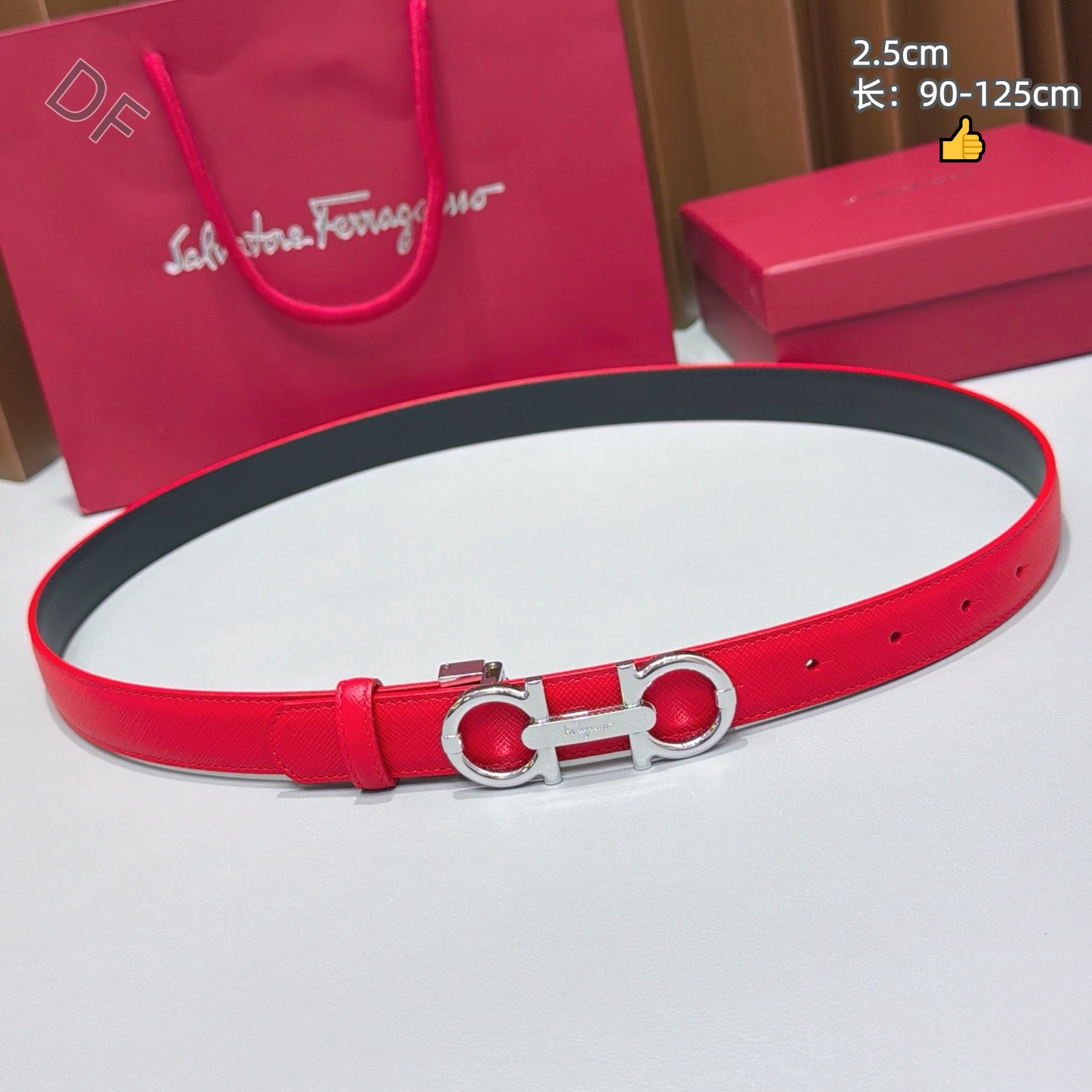 Ferragamo 2.5cm Width Belts # 306451