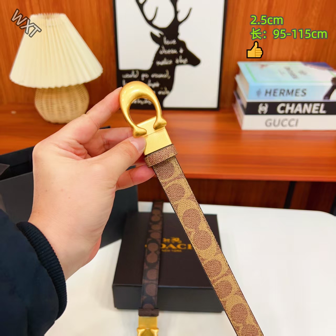 Coach 2.5cm Width Belts # 306483