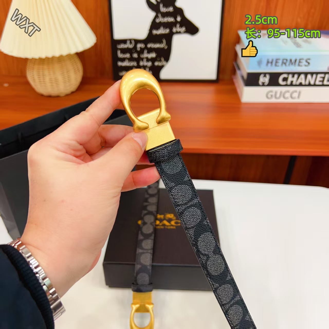 Coach 2.5cm Width Belts # 306487