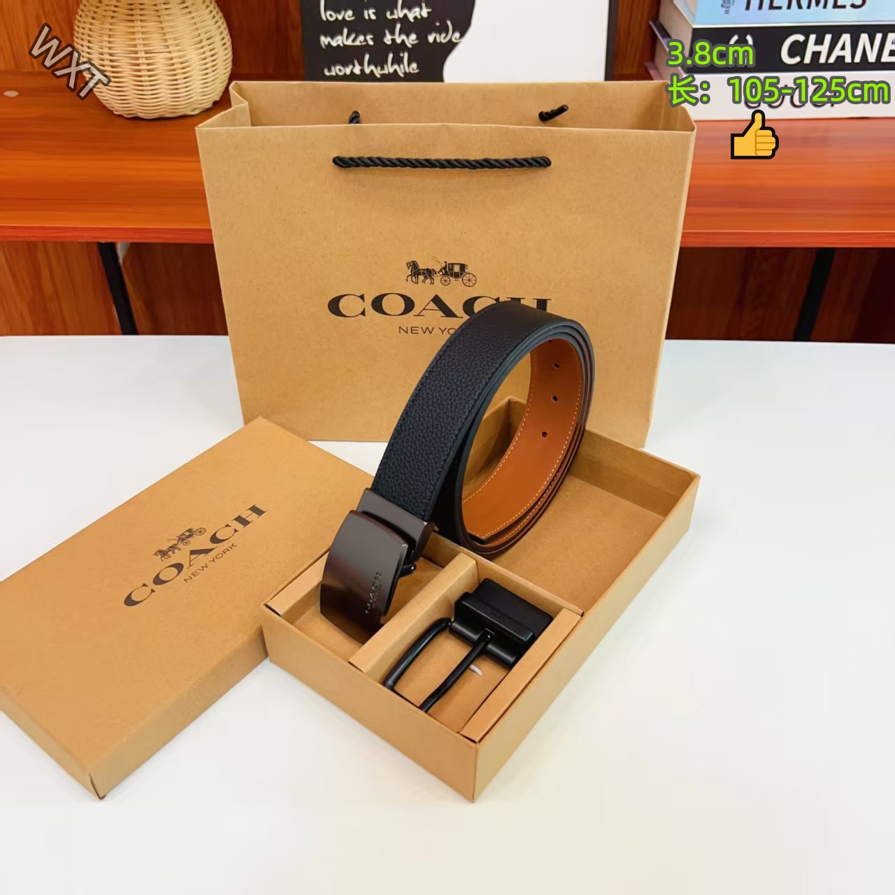Coach 3.8cm Width Belts # 306568