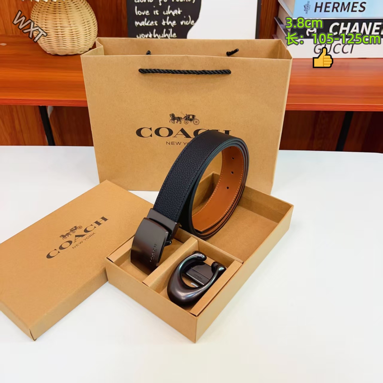 Coach 3.8cm Width Belts # 306570