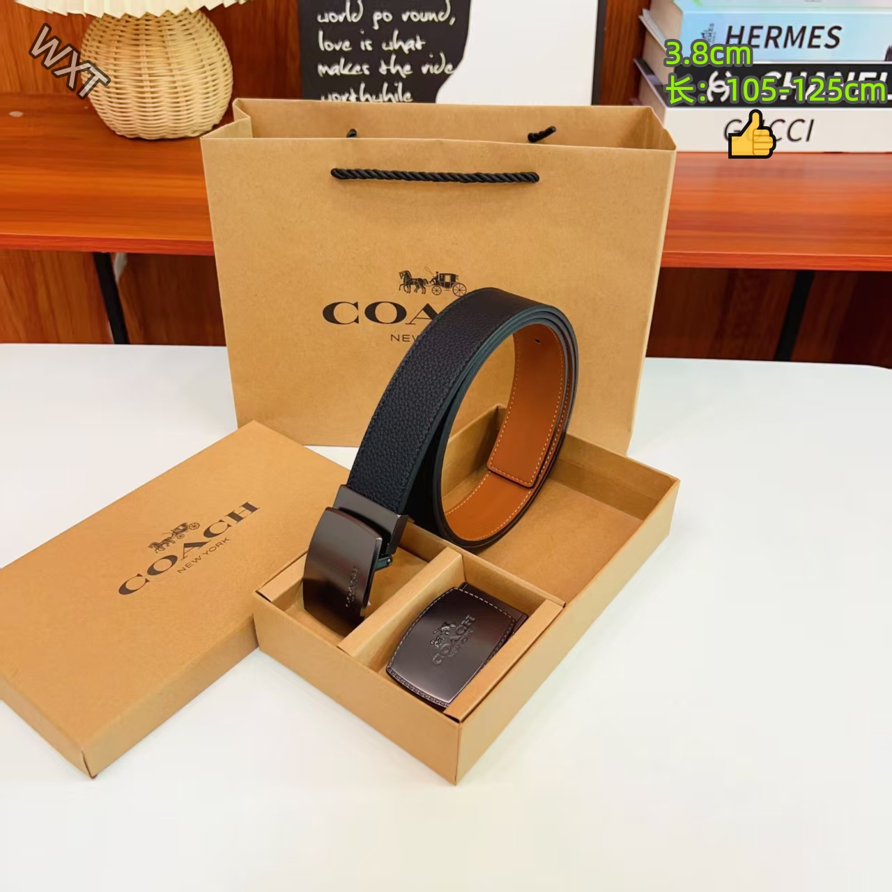 Coach 3.8cm Width Belts # 306572