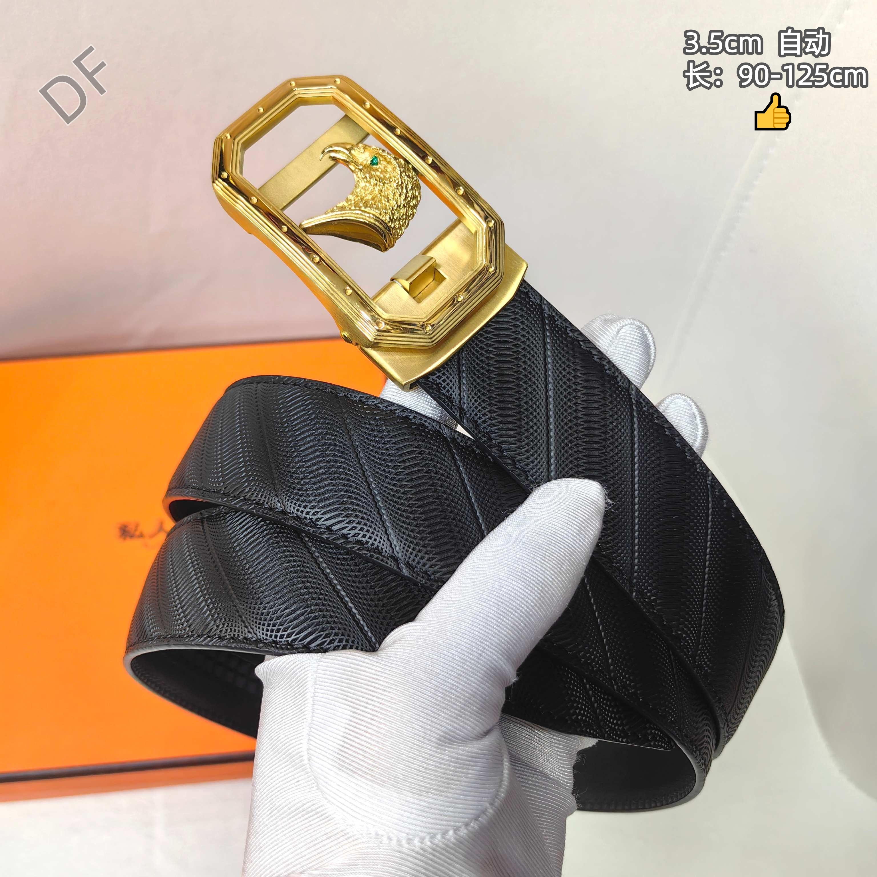 Stephano Ricci 3.5cm Width Automatic Buckle Belts # 306576