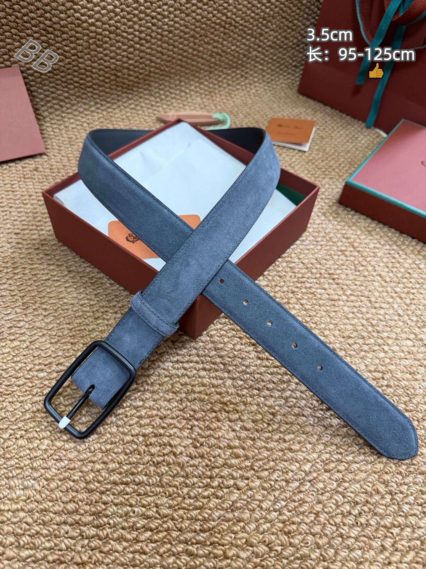 Loro Piano 3.5cm Width Belts # 306652