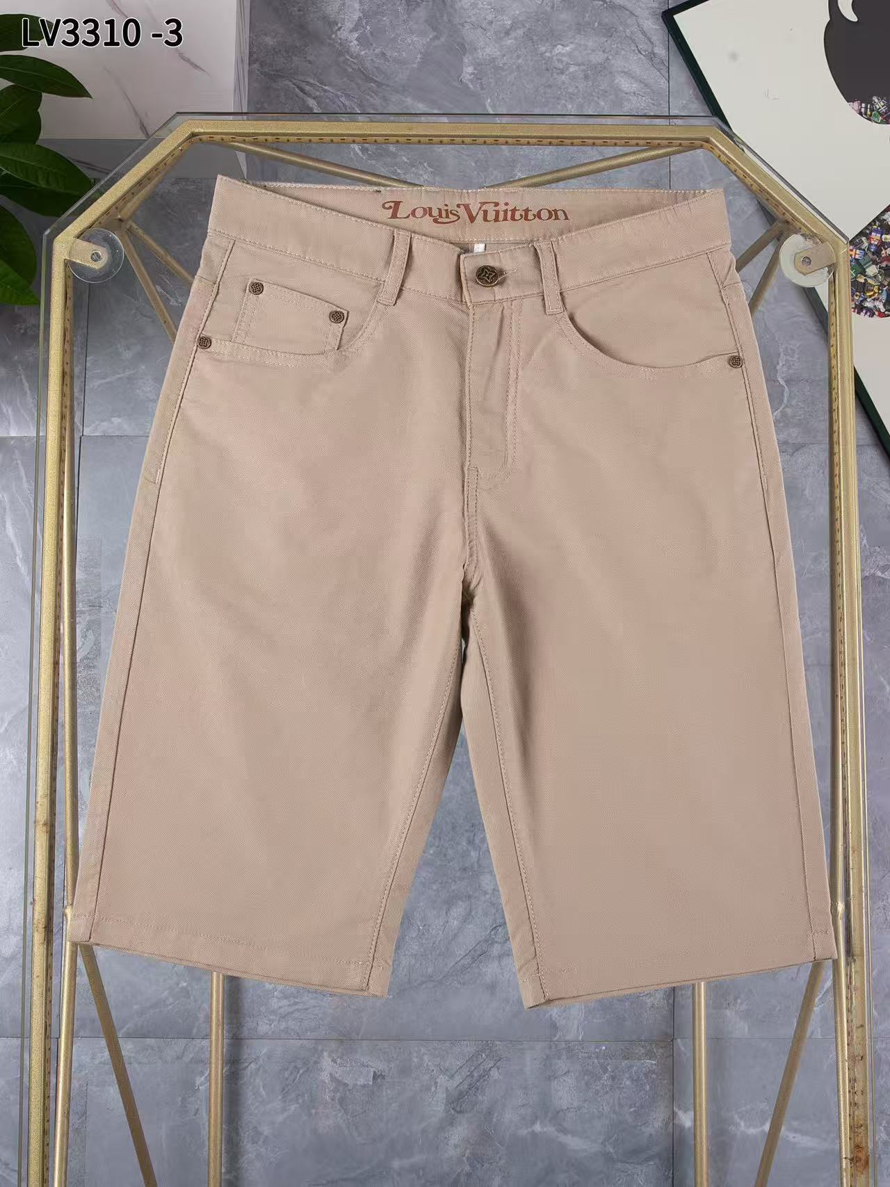 Louis Vuitton Denim Shorts For Men # 306683