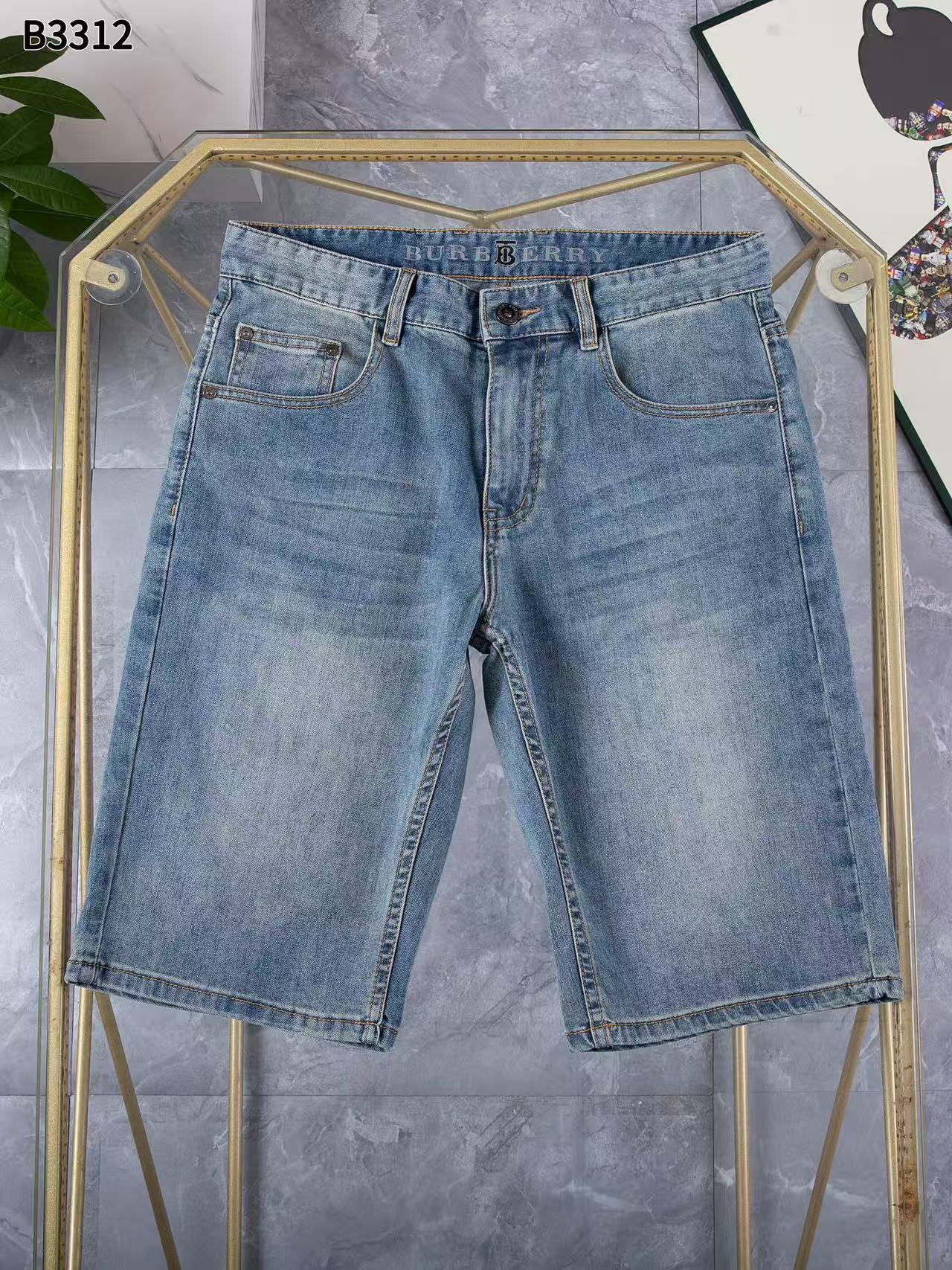 Burberry Denim Shorts For Men # 306688