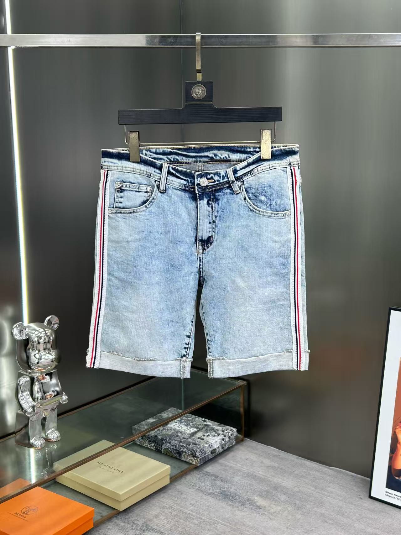Armani Denim Shorts For Men # 306744