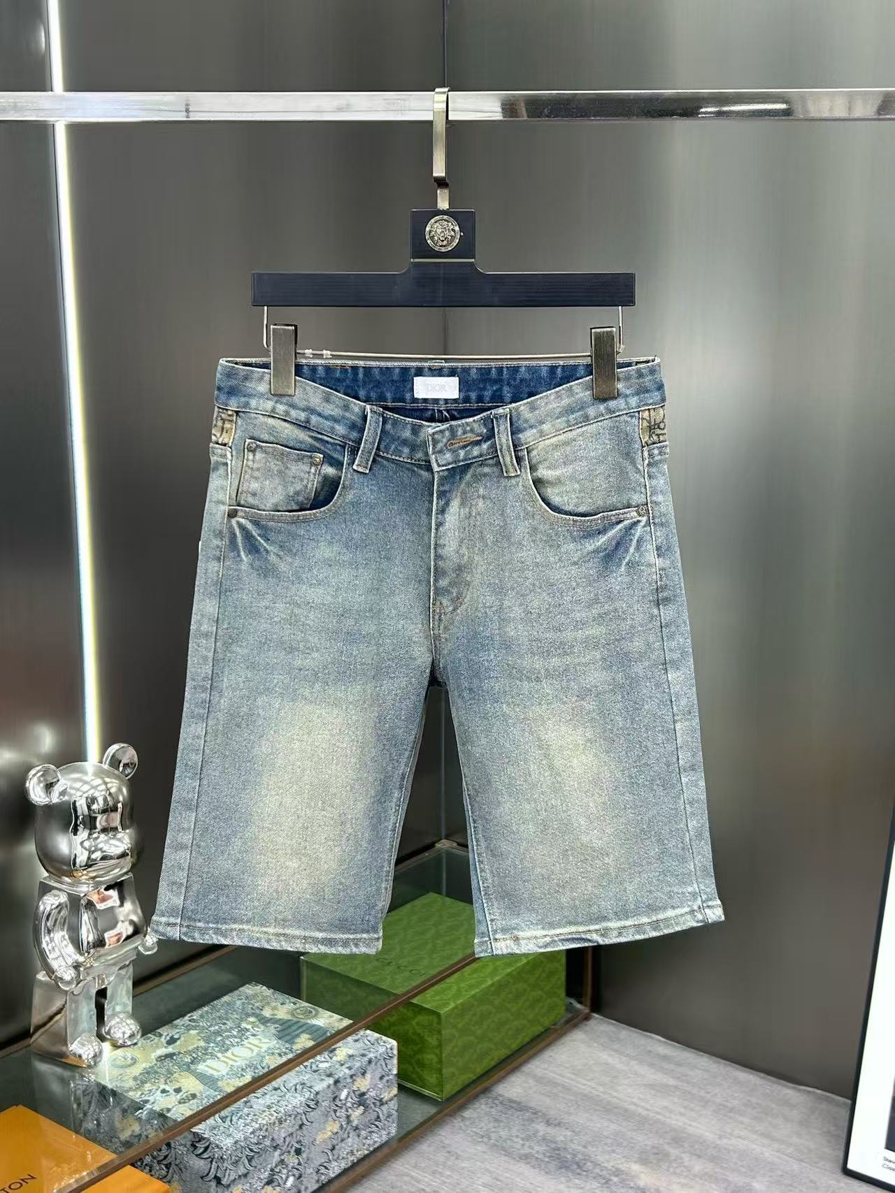 Dior Denim Shorts For Men # 306745