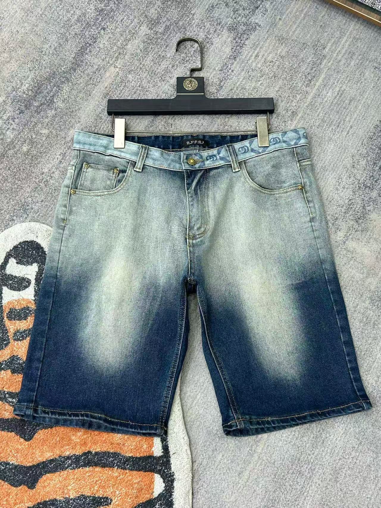 Gucci Denim Shorts For Men # 306747