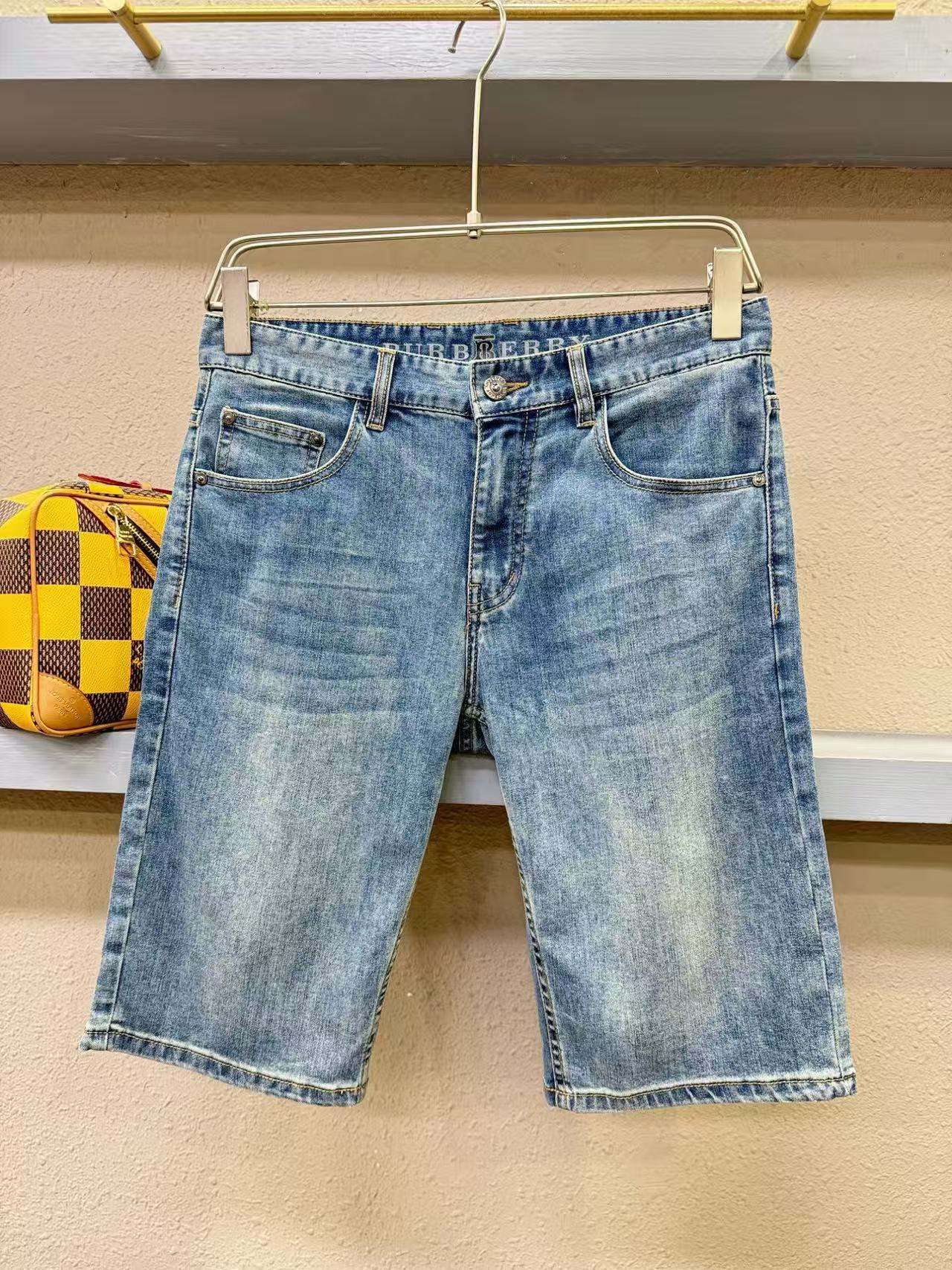 Burberry Denim Shorts For Men # 306749