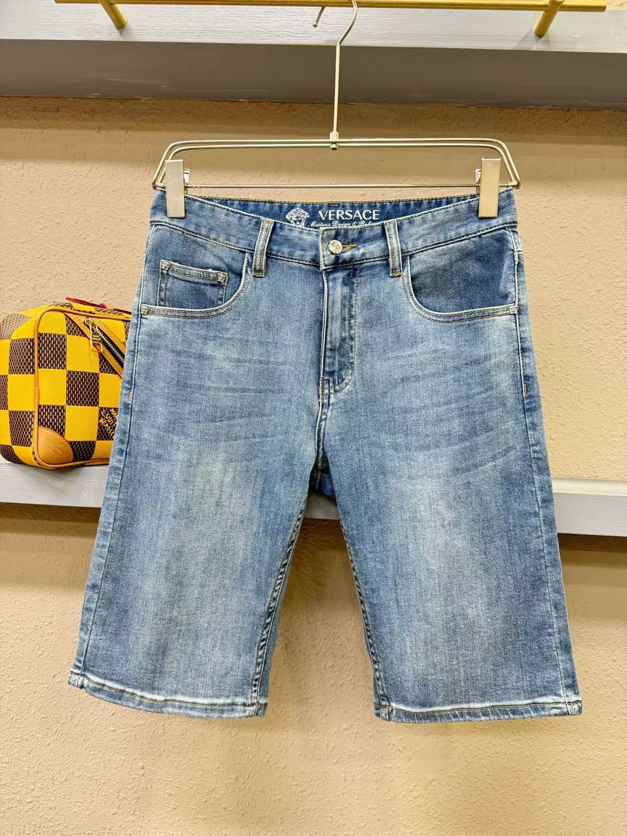 Versace Denim Shorts For Men # 306750