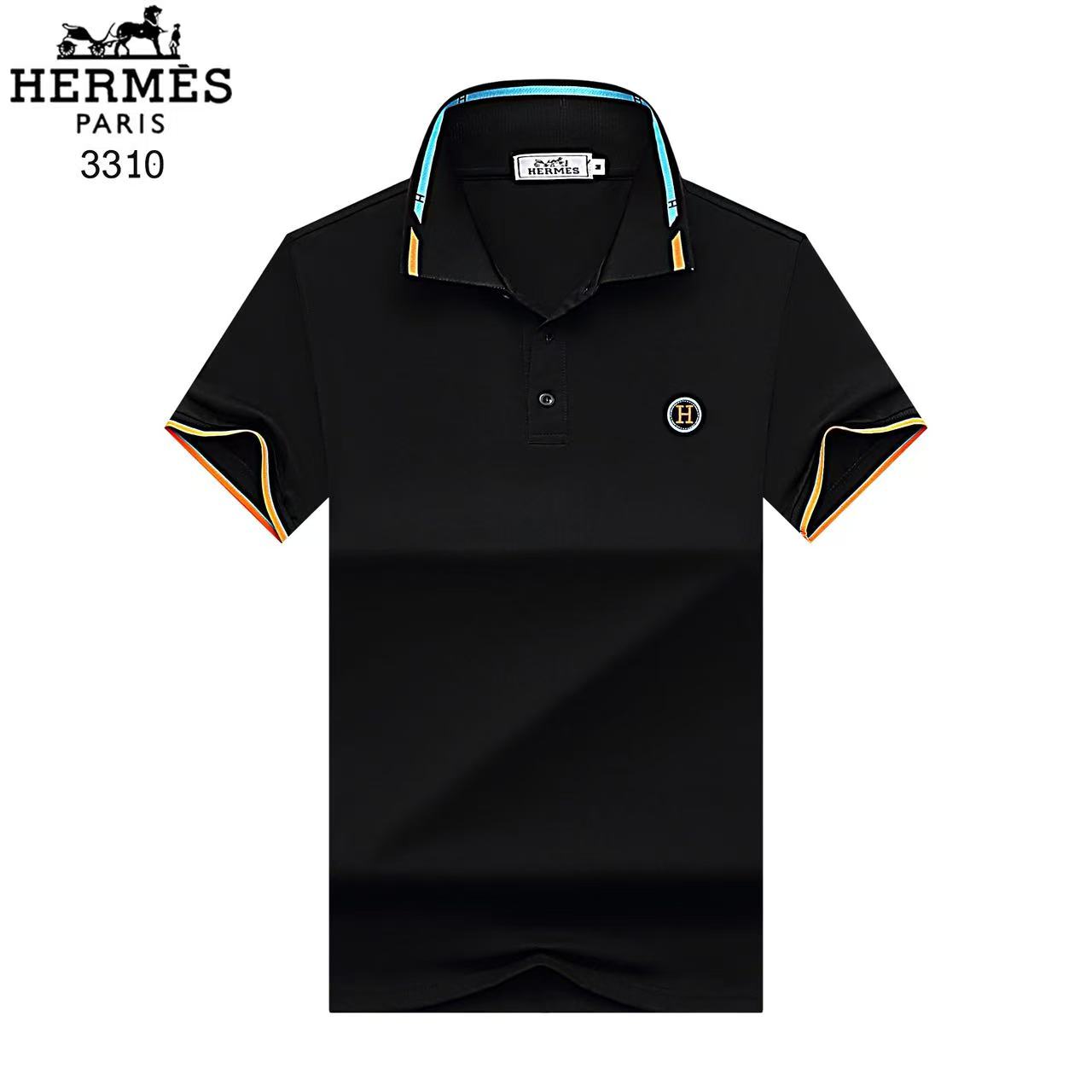 Hermes Short Sleeve Polo Shirts For Men # 306838