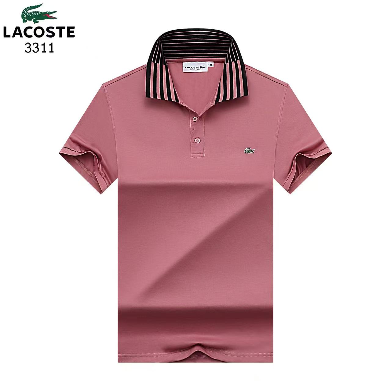 Lacoste Short Sleeve Polo Shirts For Men # 306843