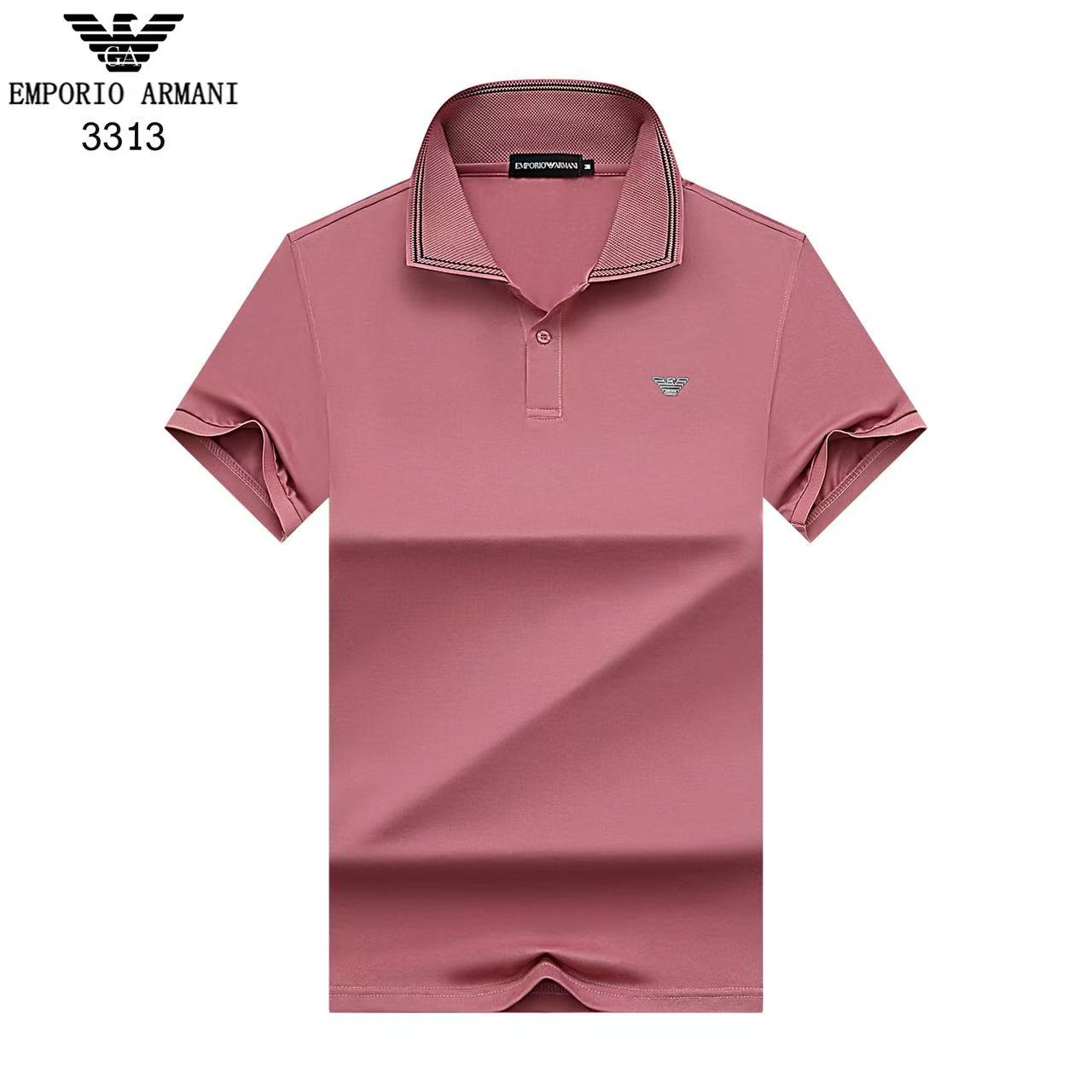 Armani Short Sleeve Polo Shirts For Men # 306847