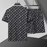 Louis Vuitton Short Sleeve Polo Shirt and Shorts Set For Men For Men # 305801, cheap LV Tracksuits