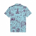 Louis Vuitton Short Sleeve Polo Shirt and Shorts Set For Men For Men # 305802, cheap LV Shirt Short Set