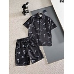 Louis Vuitton Short Sleeve Polo Shirt and Shorts Set For Men For Men # 305803