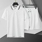 Louis Vuitton Short Sleeve Polo Shirt and Shorts Set For Men For Men # 305804