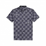 Louis Vuitton Short Sleeve Polo Shirt and Shorts Set For Men For Men # 305805, cheap LV Shirt Short Set
