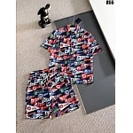 Louis Vuitton Short Sleeve Polo Shirt and Shorts Set For Men For Men # 305806
