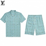 Louis Vuitton Short Sleeve Polo Shirt and Shorts Set For Men For Men # 305808