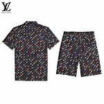 Louis Vuitton Short Sleeve Polo Shirt and Shorts Set For Men For Men # 305811, cheap LV Shirt Short Set