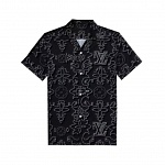 Louis Vuitton Short Sleeve Shirt and Shorts Set For Men For Men # 305814, cheap LV Shirt Short Set