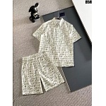 Louis Vuitton Short Sleeve Shirt and Shorts Set For Men For Men # 305815