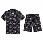 Louis Vuitton Short Sleeve Polo Shirt and Shorts Set For Men For Men # 305817