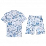 Louis Vuitton Short Sleeve Polo Shirt and Shorts Set For Men For Men # 305819, cheap LV Shirt Short Set
