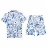 Louis Vuitton Short Sleeve Polo Shirt and Shorts Set For Men For Men # 305819, cheap LV Shirt Short Set