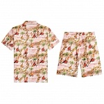 Louis Vuitton Short Sleeve Polo Shirt and Shorts Set For Men For Men # 305821, cheap LV Shirt Short Set