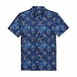 Louis Vuitton Short Sleeve Polo Shirt and Shorts Set For Men For Men # 305823, cheap LV Shirt Short Set