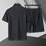 Louis Vuitton Short Sleeve Polo Shirt and Shorts Set For Men For Men # 305828, cheap LV Shirt Short Set